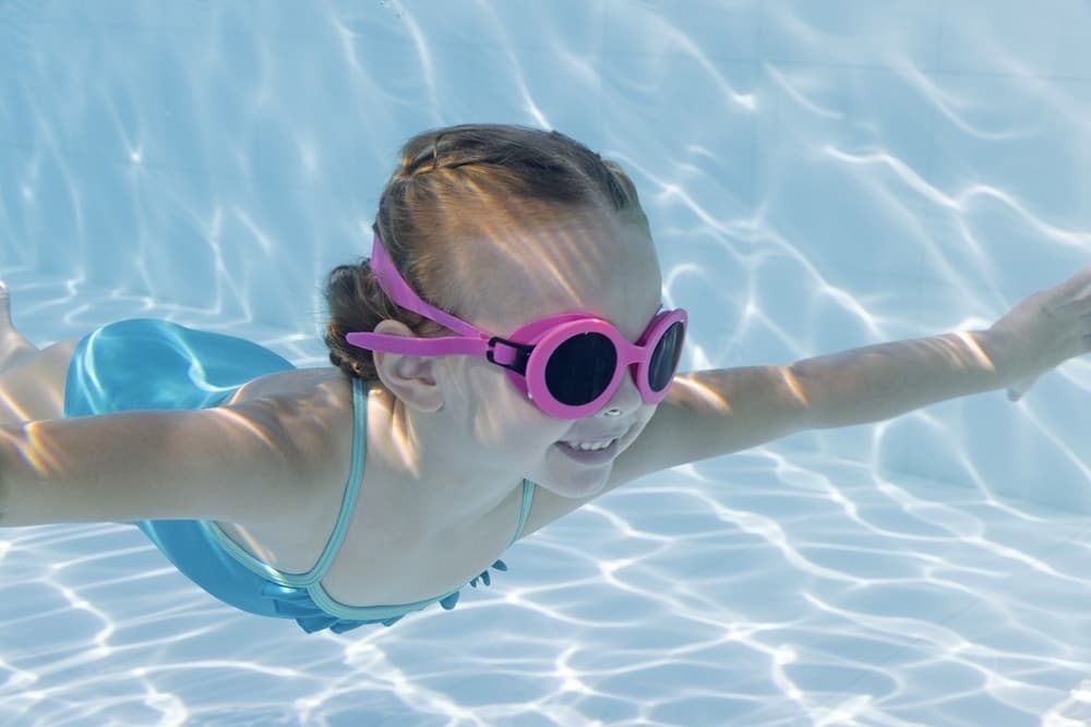 OCCHIALINI DA NUOTO AQUASHADES PER BAMBINI 3+ ANNI FASCIA REGOLABILE IN SILICONE 21178 - 12