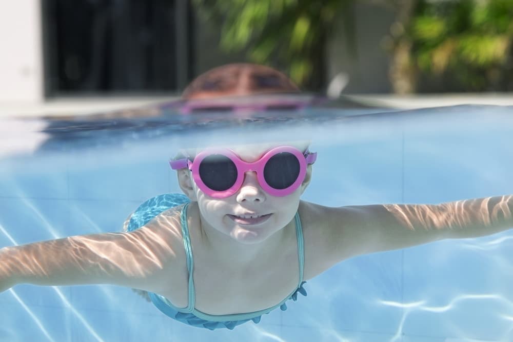 OCCHIALINI DA NUOTO AQUASHADES PER BAMBINI 3+ ANNI FASCIA REGOLABILE IN SILICONE 21178 - 13