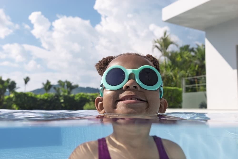 OCCHIALINI DA NUOTO AQUASHADES PER BAMBINI 3+ ANNI FASCIA REGOLABILE IN SILICONE 21178 - 6