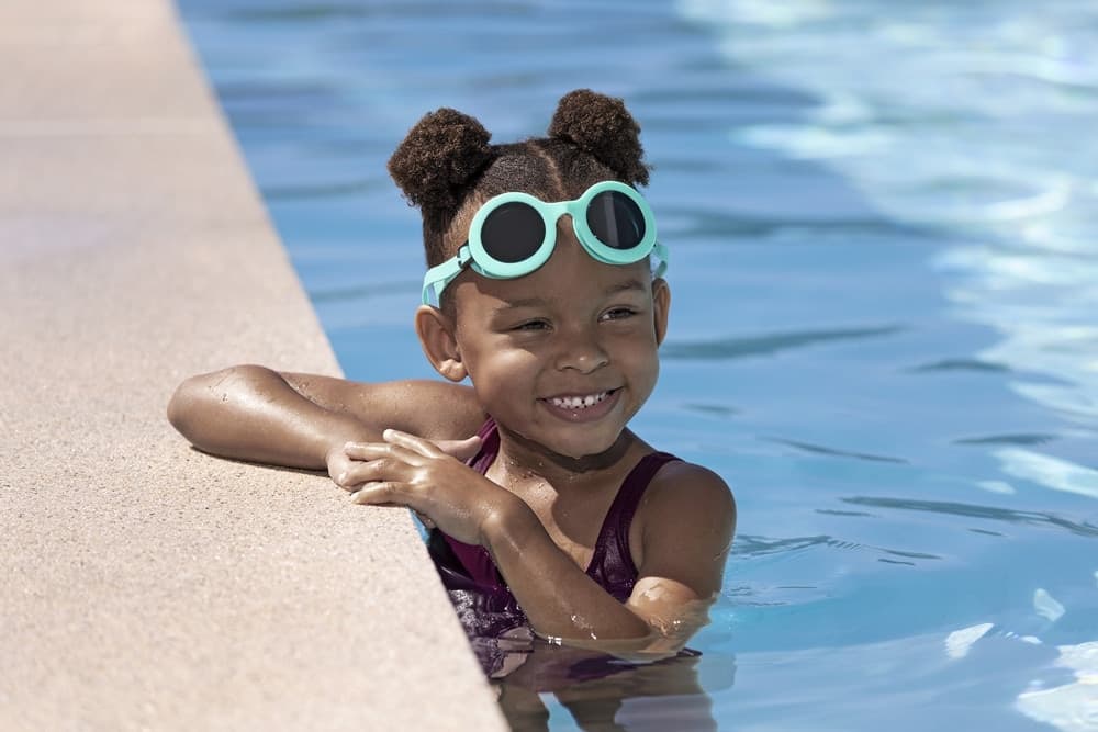 OCCHIALINI DA NUOTO AQUASHADES PER BAMBINI 3+ ANNI FASCIA REGOLABILE IN SILICONE 21178 - 7