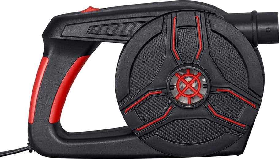 POMPA DI GONFIAGGIO ELETTRICA POWERGRIP 1.100 L/MIN CON MANIGLIA 3 ADATTATORI 62258 - 12