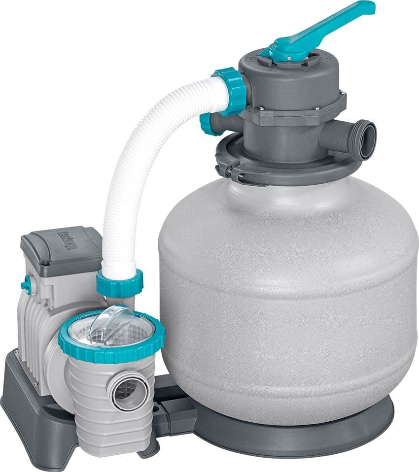 POMPA SISTEMA DI FILTRAGGIO A SABBIA CON TIMER 6.056 L/H PER PISCINE FUORI TERRA 58497