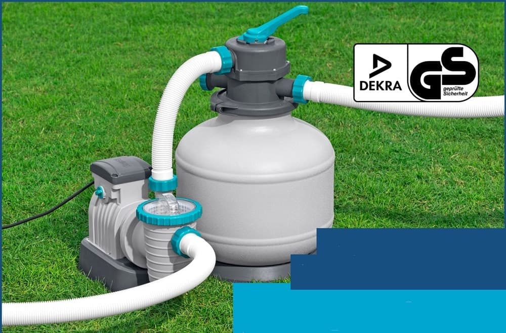 POMPA SISTEMA DI FILTRAGGIO A SABBIA CON TIMER 6.056 L/H PER PISCINE FUORI TERRA 58497 - 3