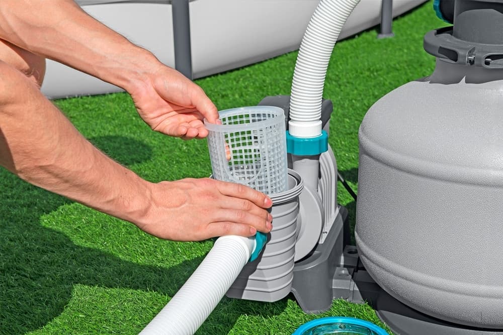 POMPA SISTEMA DI FILTRAGGIO A SABBIA CON TIMER 6.056 L/H PER PISCINE FUORI TERRA 58497 - 7