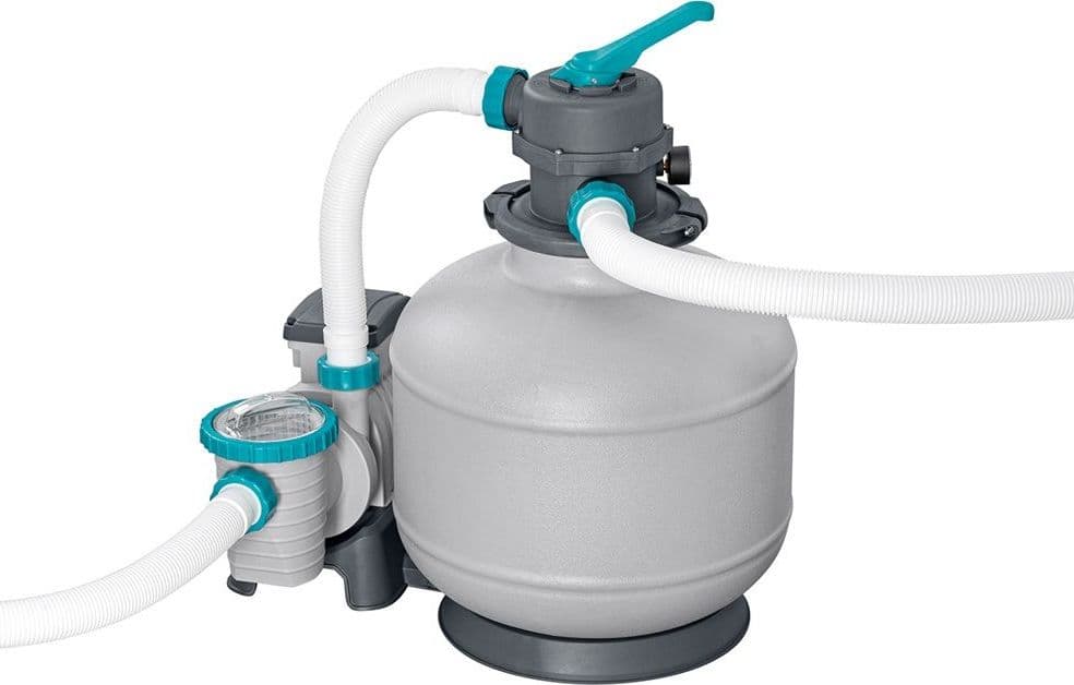 POMPA SISTEMA DI FILTRAGGIO A SABBIA CON TIMER MANOMETRO 8.327L/H PISCINE FUORI TERRA 58499 - 12