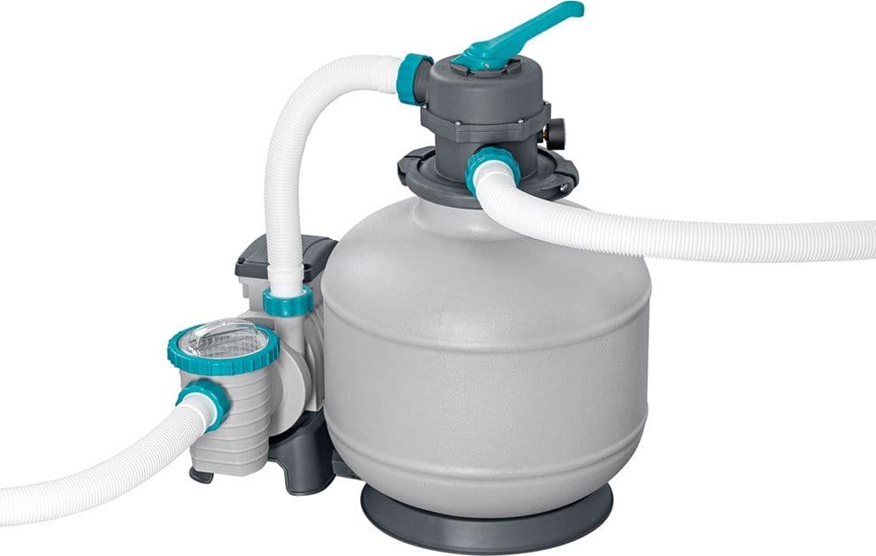 POMPA SISTEMA DI FILTRAGGIO A SABBIA CON TIMER MANOMETRO 8.327L/H PISCINE FUORI TERRA 58499 - 12