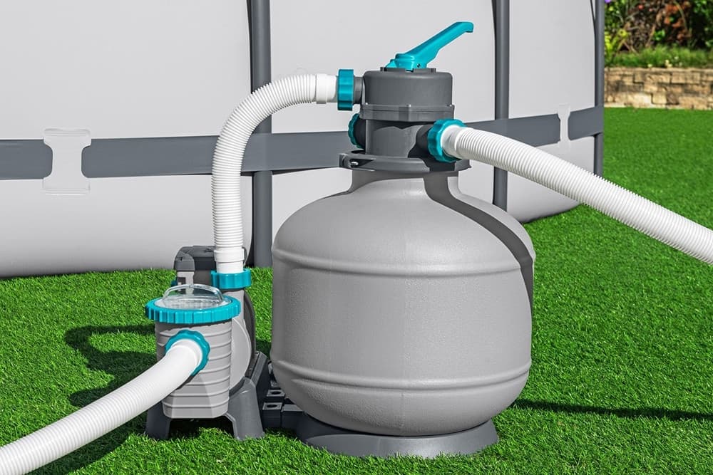 POMPA SISTEMA DI FILTRAGGIO A SABBIA CON TIMER MANOMETRO 8.327L/H PISCINE FUORI TERRA 58499 - 4