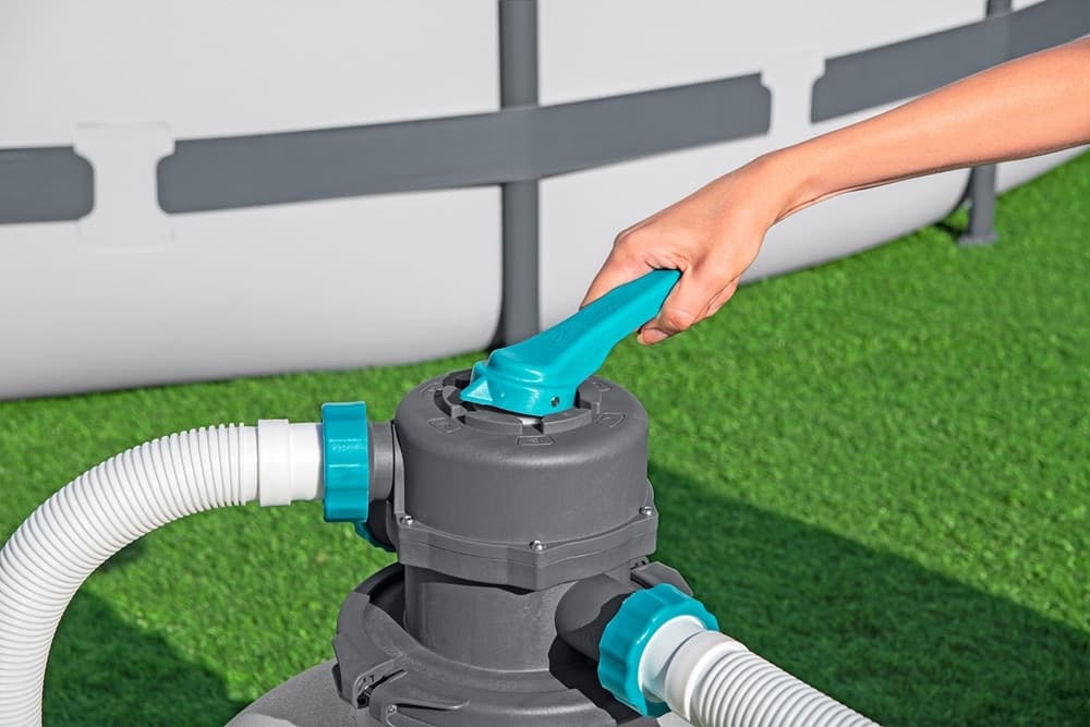 POMPA SISTEMA DI FILTRAGGIO A SABBIA CON TIMER MANOMETRO 8.327L/H PISCINE FUORI TERRA 58499 - 5