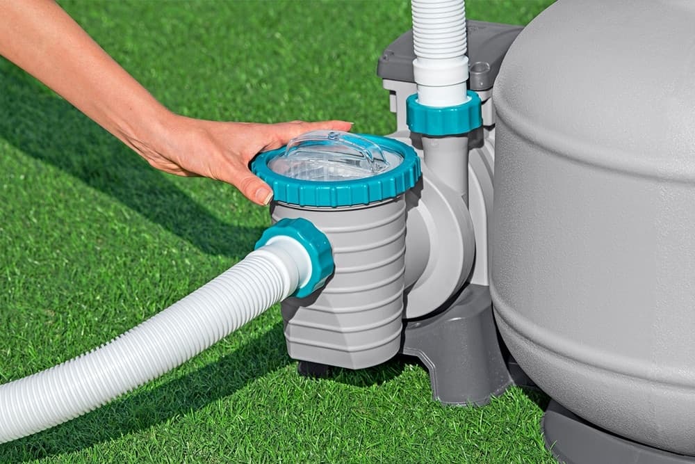 POMPA SISTEMA DI FILTRAGGIO A SABBIA CON TIMER MANOMETRO 8.327L/H PISCINE FUORI TERRA 58499 - 6
