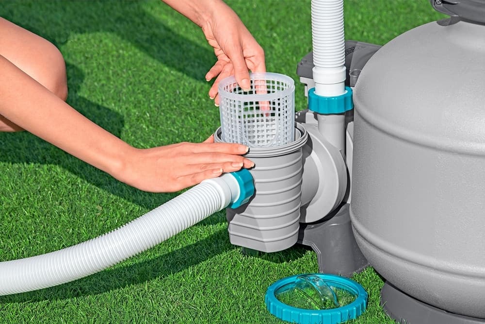 POMPA SISTEMA DI FILTRAGGIO A SABBIA CON TIMER MANOMETRO 8.327L/H PISCINE FUORI TERRA 58499 - 7