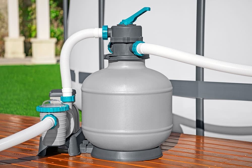 POMPA SISTEMA DI FILTRAGGIO A SABBIA CON TIMER MANOMETRO 8.327L/H PISCINE FUORI TERRA 58499 - 9