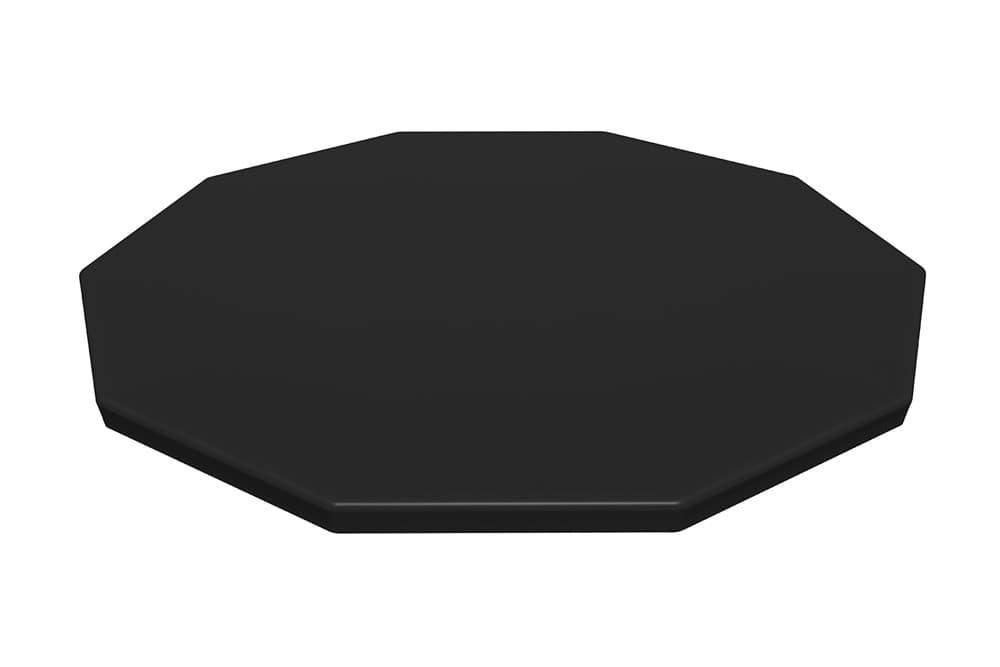TELONE COPERTURA PER PISCINE FUORI TERRA IN PVC Ø 305 CM NERO CON TELAIO ROTONDO 58036 - 7