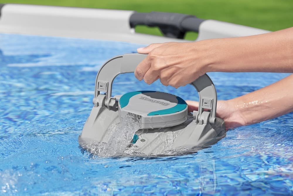 ROBOT PULITORE PER FONDO PISCINA AUTONOMO A BATTERIA RICARICABILE AQUATRONIX G100 58864 - 5