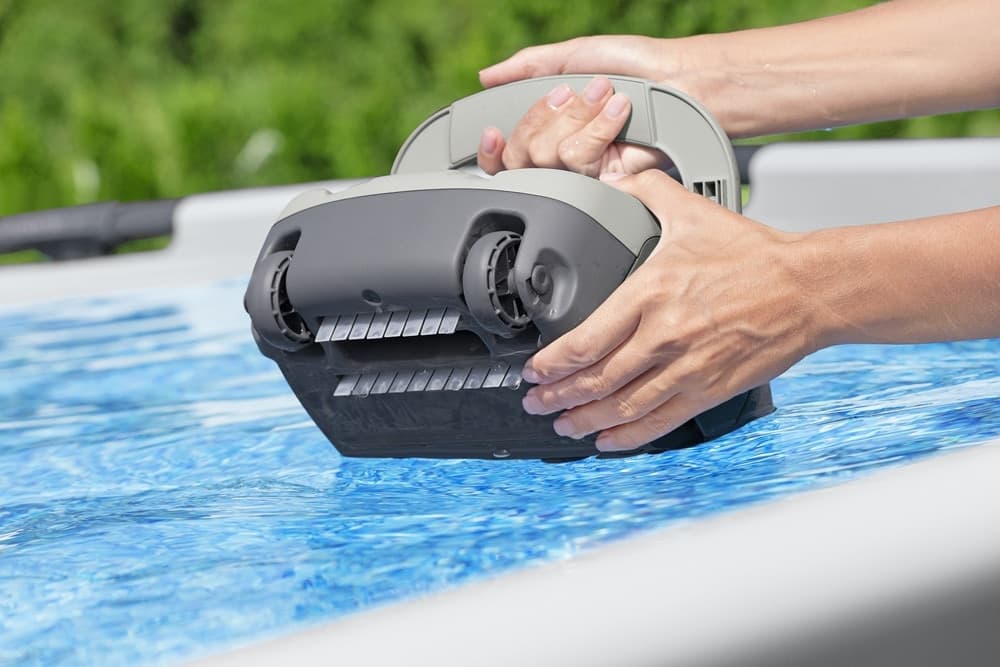 ROBOT PULITORE PER FONDO PISCINA AUTONOMO A BATTERIA RICARICABILE AQUATRONIX G100 58864 - 8