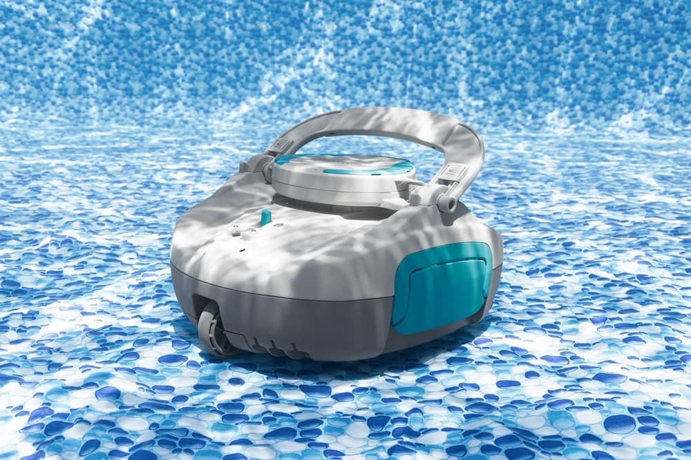 ROBOT PULITORE PER FONDO PISCINA AUTONOMO A BATTERIA RICARICABILE AQUATRONIX G100 58864 - 9