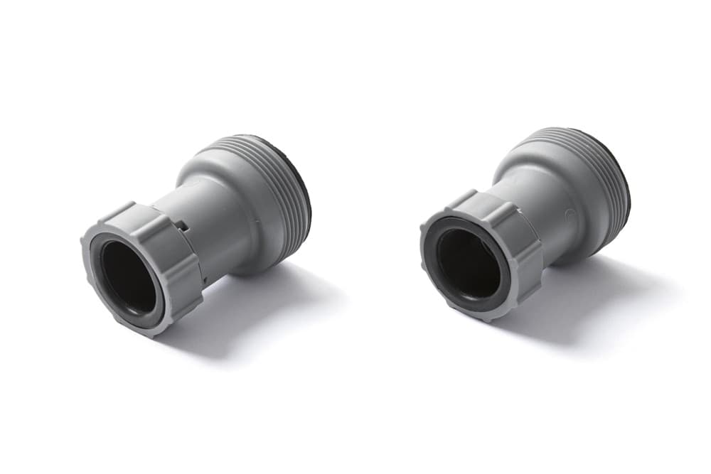 2PZ ADATTATORE PER COLLEGARE TUBI DA 38MM A VALVOLE PISCINA DA 32MM SISTEMI FILTRAGGIO 58236 - 2