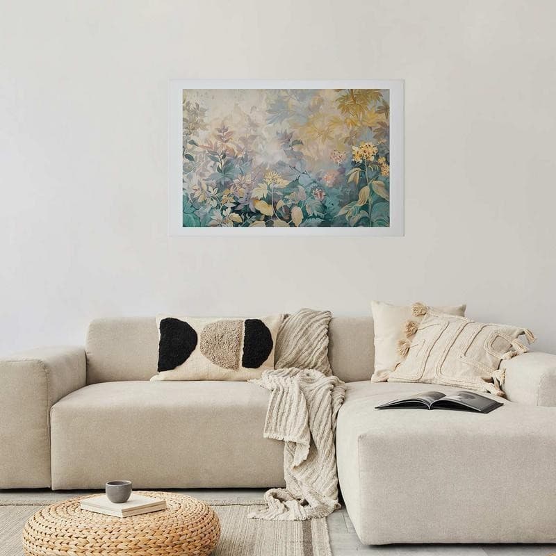 Poster - Tapestry Pattern in Colorful Flowers - 12