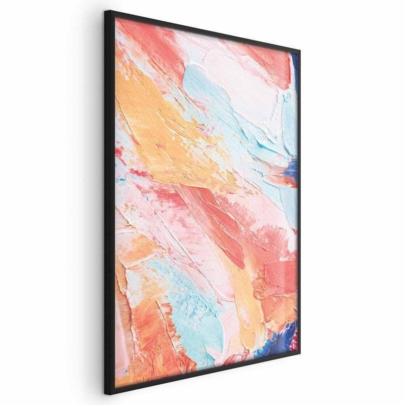 Poster - Colorful Harmony - dynamic color transitions in pastel tones - 2