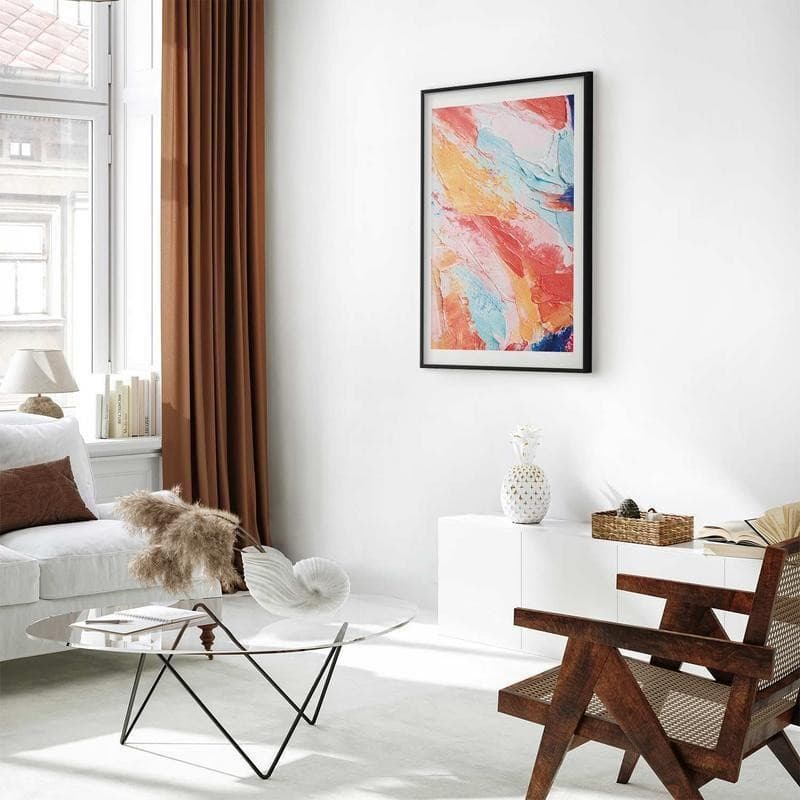 Poster - Colorful Harmony - dynamic color transitions in pastel tones - 11