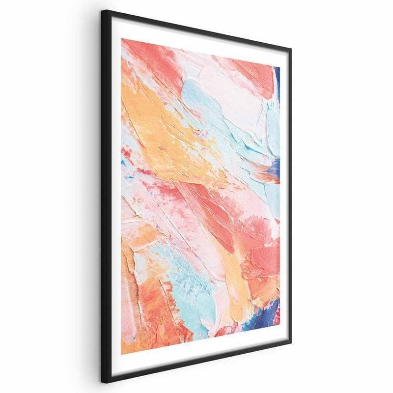 Poster - Colorful Harmony - dynamic color transitions in pastel tones - 5
