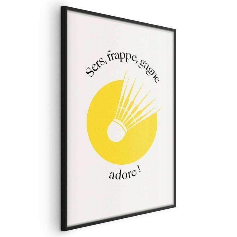 Poster - Shuttlecock Against the Yellow Sun - 17