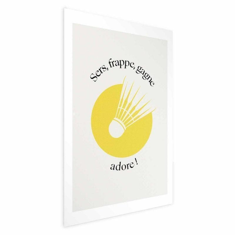Poster - Shuttlecock Against the Yellow Sun - 15