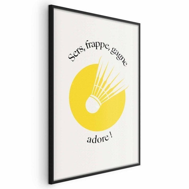 Poster - Shuttlecock Against the Yellow Sun - 2