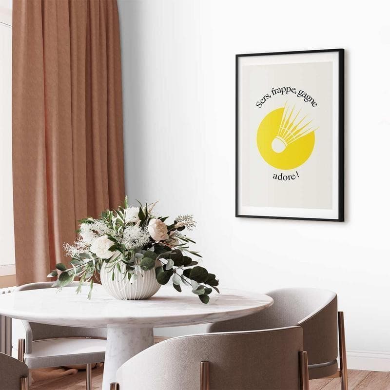 Poster - Shuttlecock Against the Yellow Sun - 11