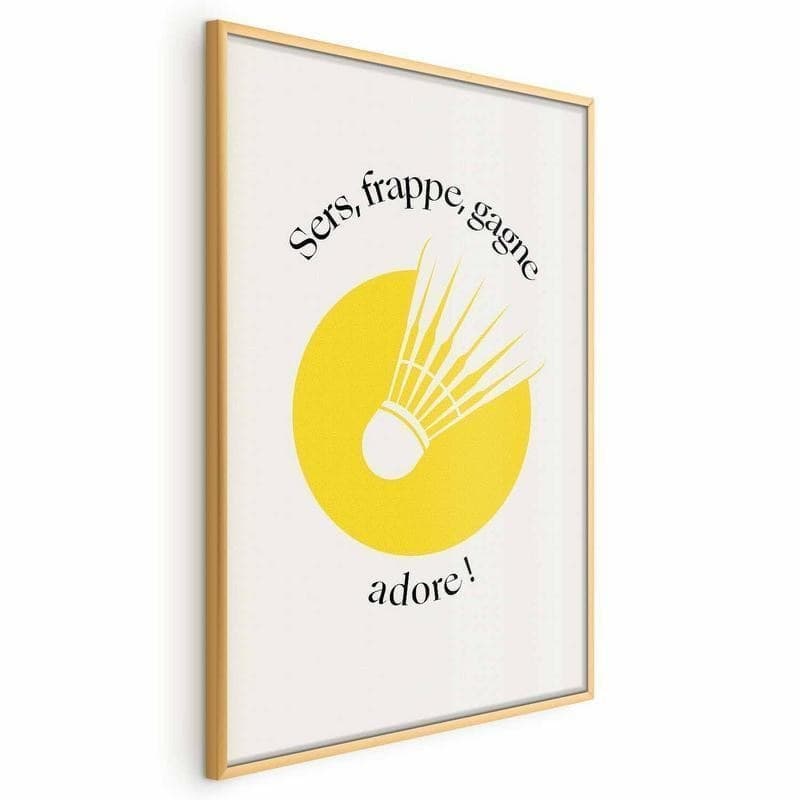 Poster - Shuttlecock Against the Yellow Sun - 3