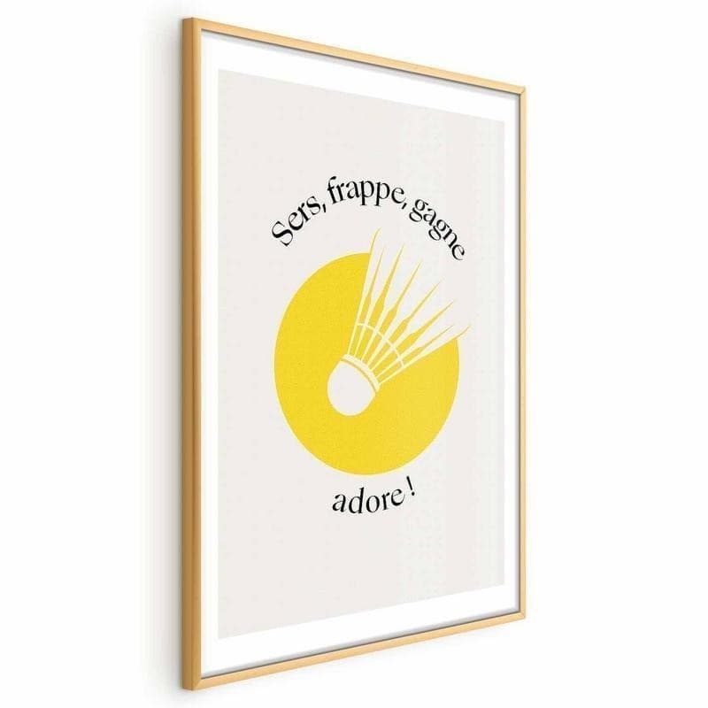 Poster - Shuttlecock Against the Yellow Sun - 4
