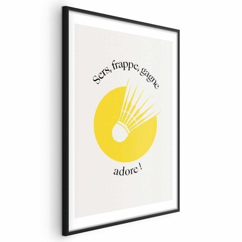 Poster - Shuttlecock Against the Yellow Sun - 5