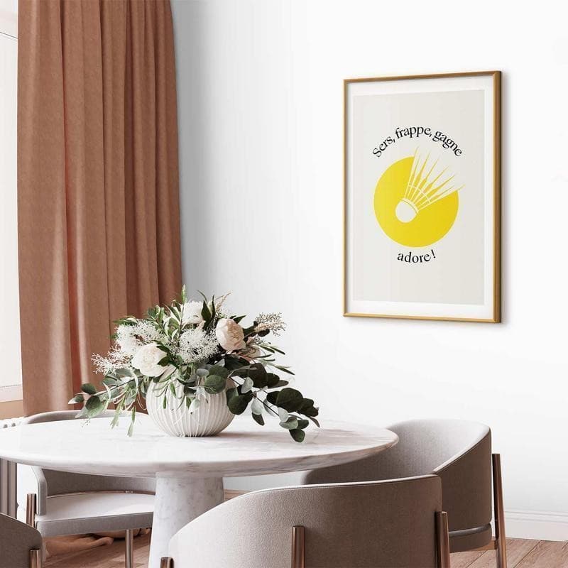 Poster - Shuttlecock Against the Yellow Sun - 10