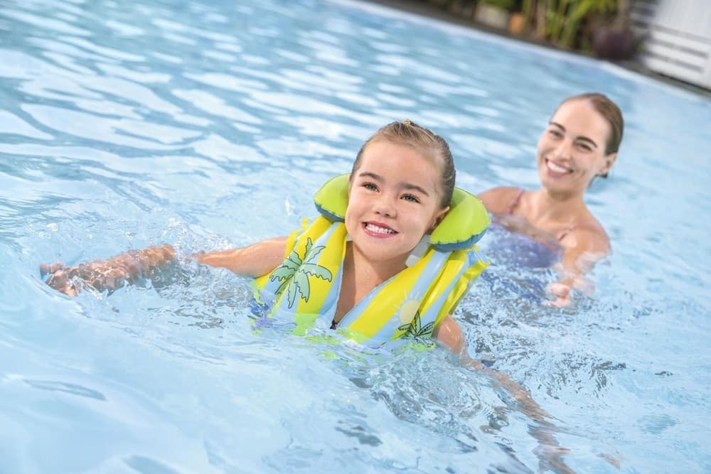 GIUBBINO DA NUOTO SALVAGENTE GONFIABILE STITCH PER BAMBINI 3-6ANNI FIBBIE REGOLABILI 9104R - 10