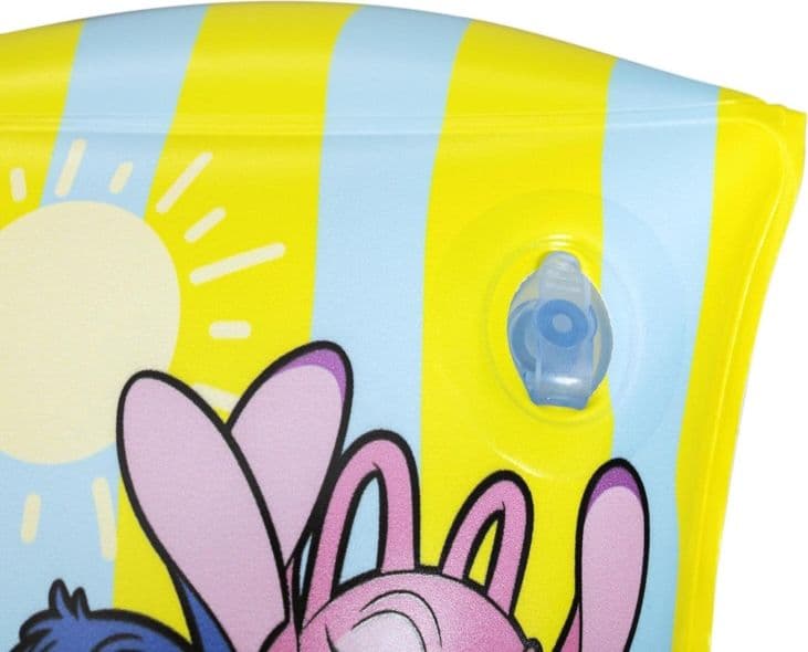 BRACCIOLI GONFIABILI DA NUOTO STAMPA TROPICALE CON STITCH PER BAMBINI 3-6 ANNI 9104S - 7