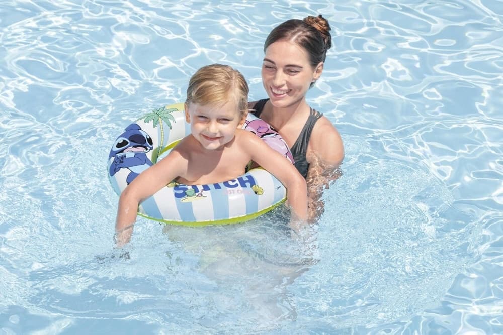 CIAMBELLA SALVAGENTE GONFIABILE GRAFICA STITCH PISCINA MARE PER BAMBINI 3-6 ANNI 9104U - 3