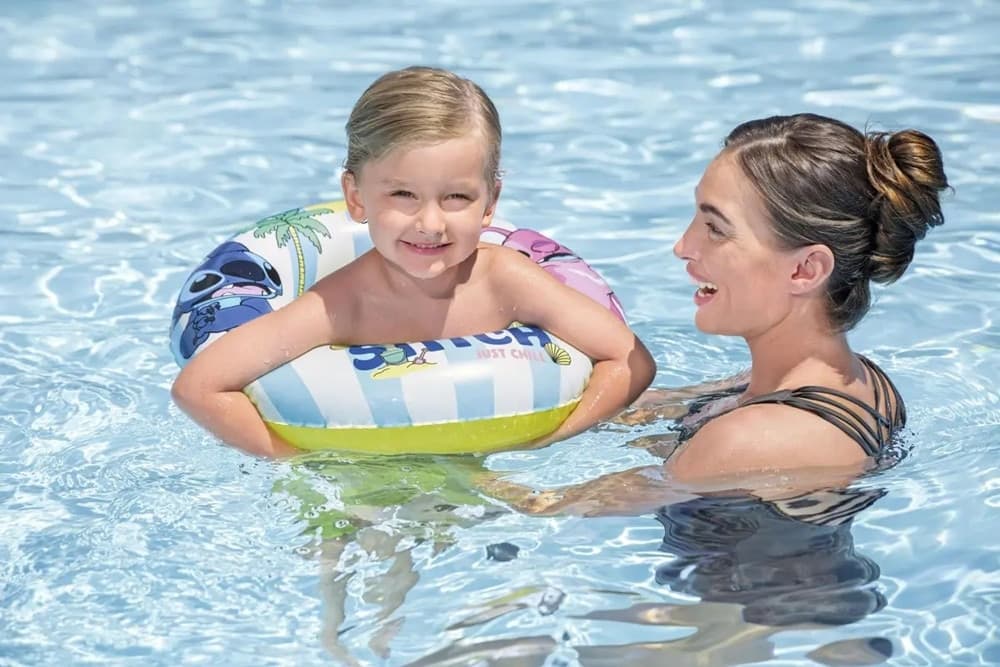 CIAMBELLA SALVAGENTE GONFIABILE GRAFICA STITCH PISCINA MARE PER BAMBINI 3-6 ANNI 9104U - 7