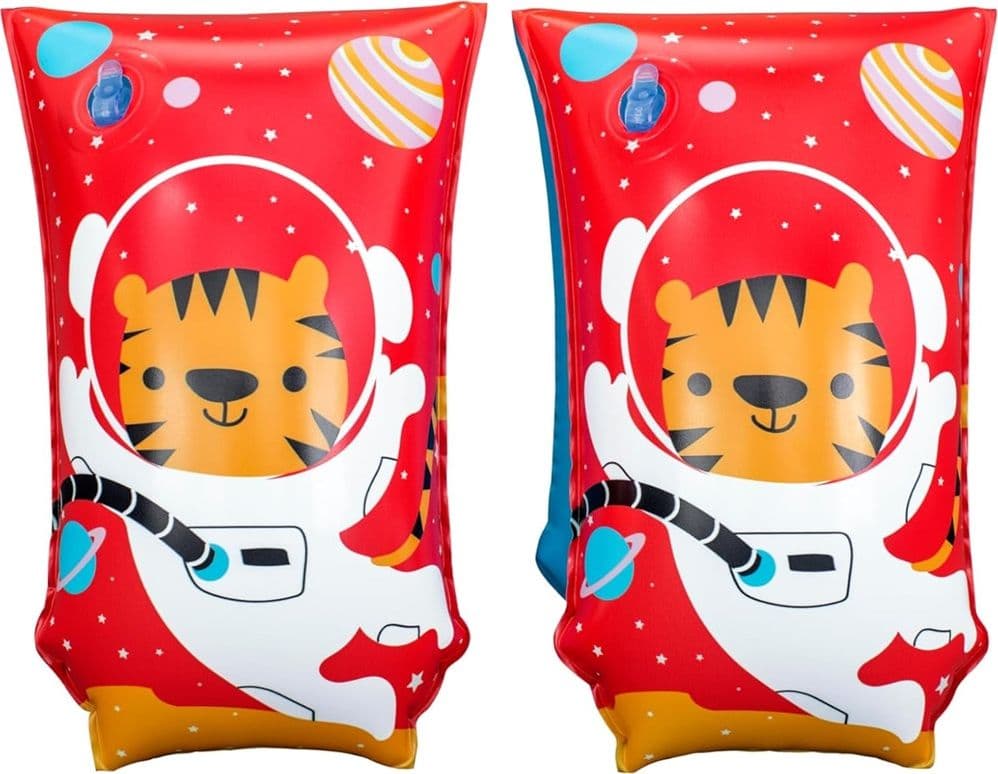 BRACCIOLI GONFIABILI DA NUOTO ASTRO TIGER PER BAMBINI ETÀ 5-12 ANNI 30 X 15 CM 32102Y - 3