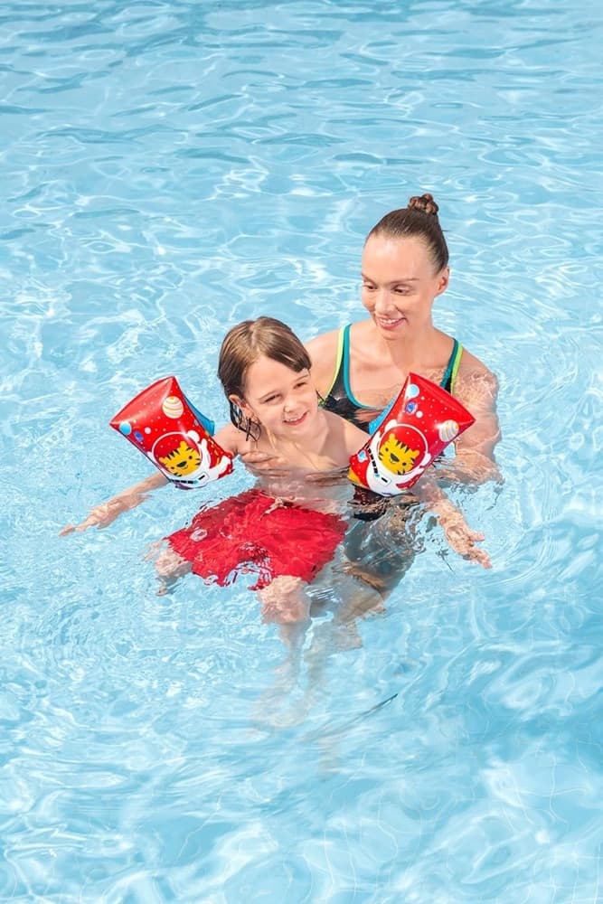 BRACCIOLI GONFIABILI DA NUOTO ASTRO TIGER PER BAMBINI ETÀ 5-12 ANNI 30 X 15 CM 32102Y - 4