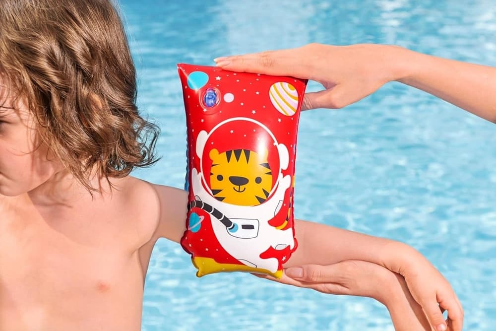 BRACCIOLI GONFIABILI DA NUOTO ASTRO TIGER PER BAMBINI ETÀ 5-12 ANNI 30 X 15 CM 32102Y - 6