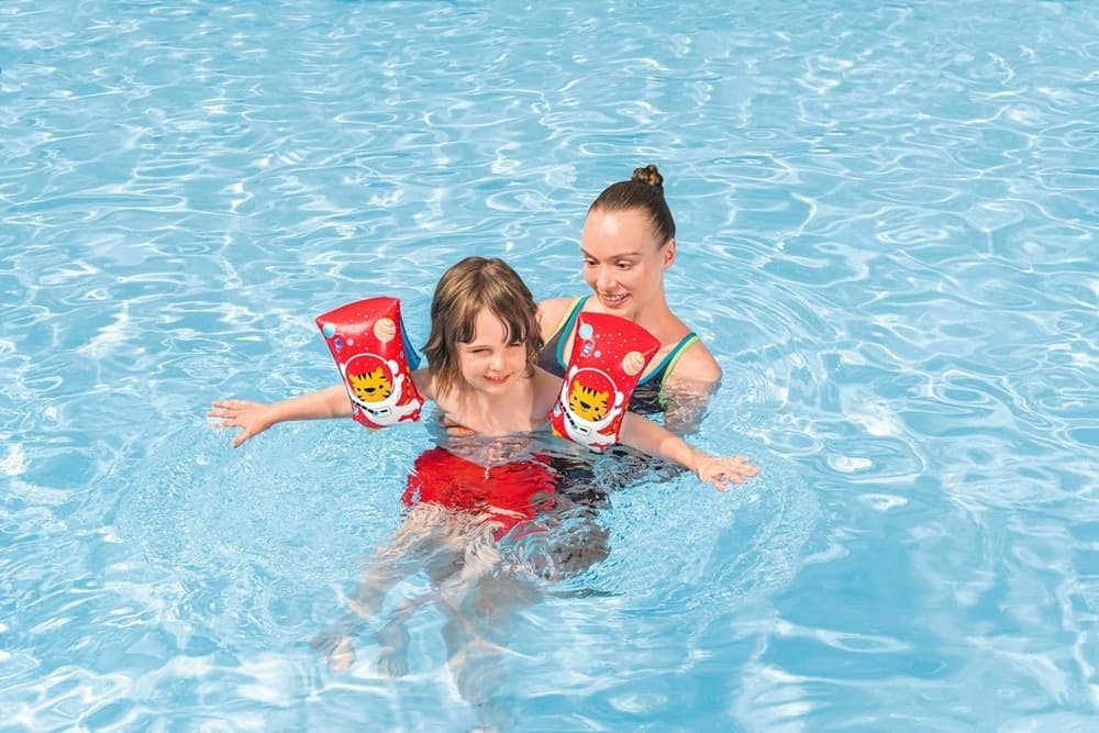 BRACCIOLI GONFIABILI DA NUOTO ASTRO TIGER PER BAMBINI ETÀ 5-12 ANNI 30 X 15 CM 32102Y - 7