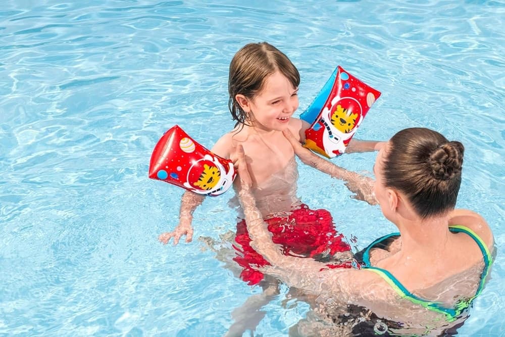 BRACCIOLI GONFIABILI DA NUOTO ASTRO TIGER PER BAMBINI ETÀ 5-12 ANNI 30 X 15 CM 32102Y - 8