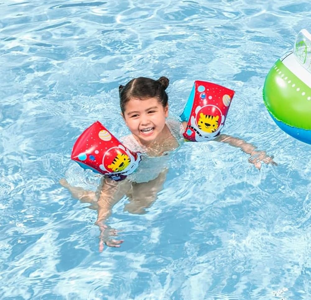 BRACCIOLI GONFIABILI DA NUOTO ASTRO TIGER PER BAMBINI ETÀ 5-12 ANNI 30 X 15 CM 32102Y - 9