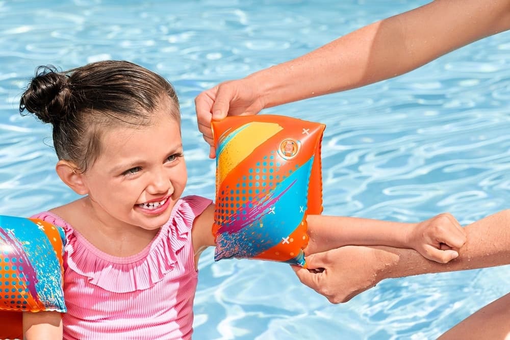 BRACCIOLI GONFIABILI GALLEGGIANTI 25X15CM COLORIFY TOUGHLITE PER BAMBINI 3-6 ANNI 32273 - 8