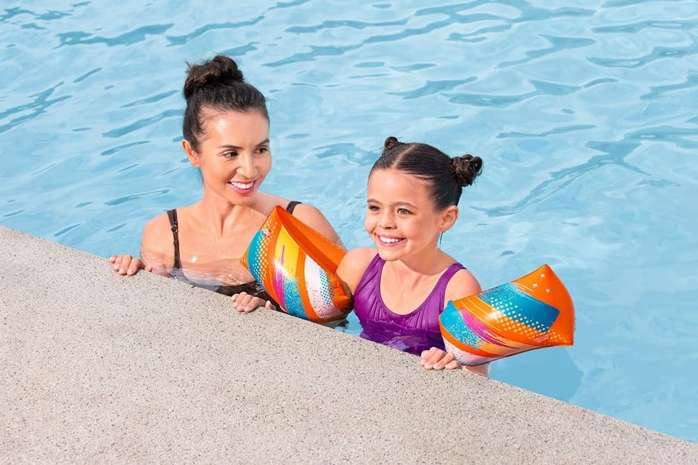 BRACCIOLI GONFIABILI PER NUOTO GALLEGGIANTI 30X15CM COLORIFY TOUGHLITE ETÀ 5-12 ANNI 32274 - 9