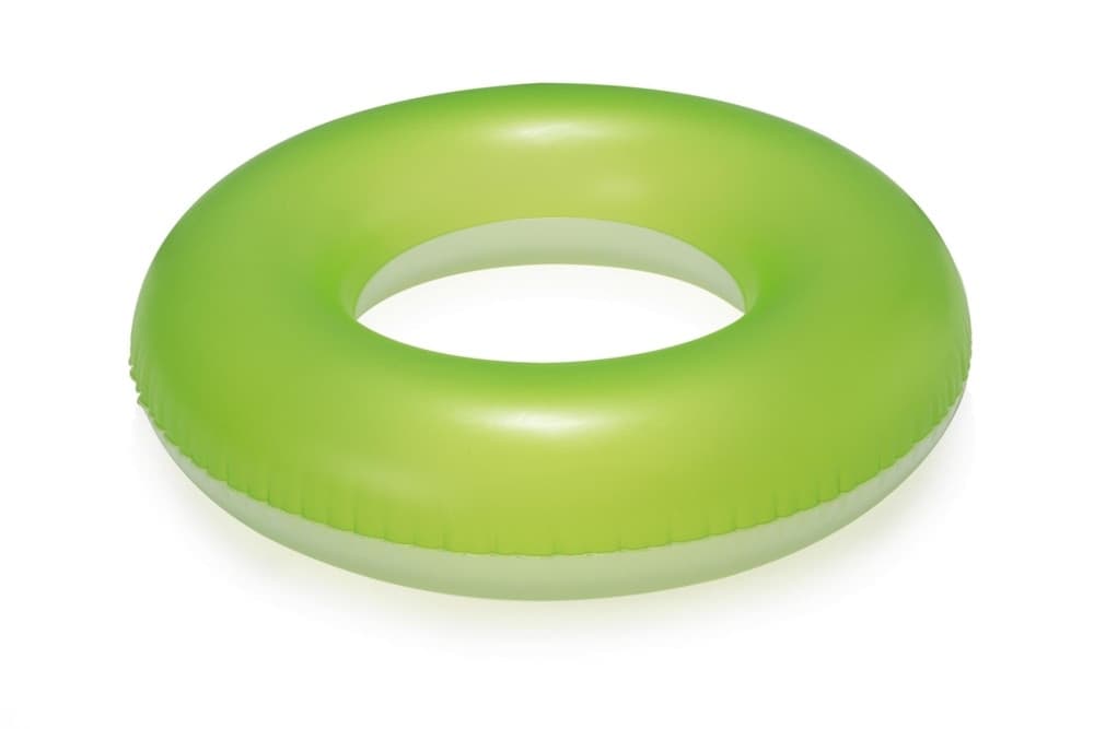 SALVAGENTE CIAMBELLA GONFIABILE PER BAMBINI TRASPARENTE NEON SATINATO Ø 91 CM 36025 - 8