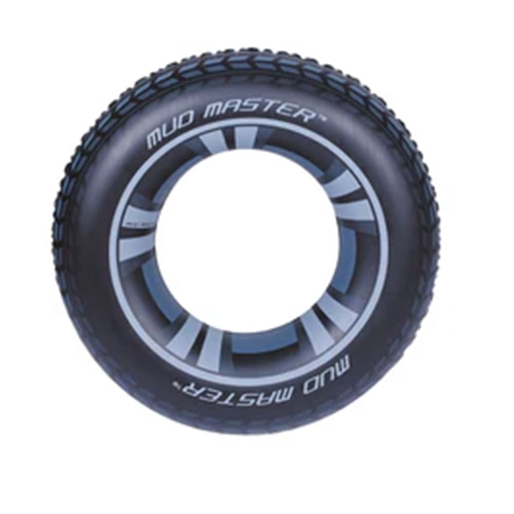 SALVAGENTE CIAMBELLA GONFIABILE FORMA RUOTA/PNEUMATICO PER PISCINA MARE 91 CM 36016 - 5