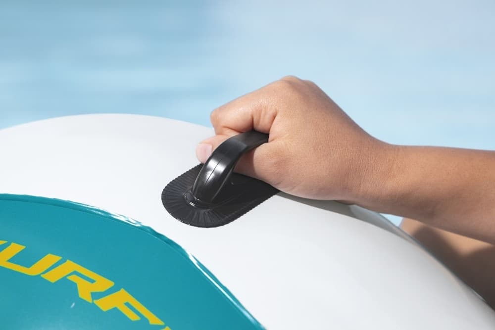 MOTO D'ACQUA CAVALCABILE GONFIABILE GIOCATTOLO PER PISCINA 117X77CM CON MANIGLIA 41540 - 7