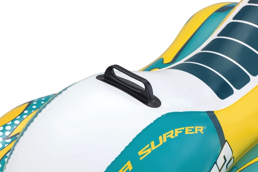 MOTO D'ACQUA CAVALCABILE GONFIABILE GIOCATTOLO PER PISCINA 117X77CM CON MANIGLIA 41540 - 9