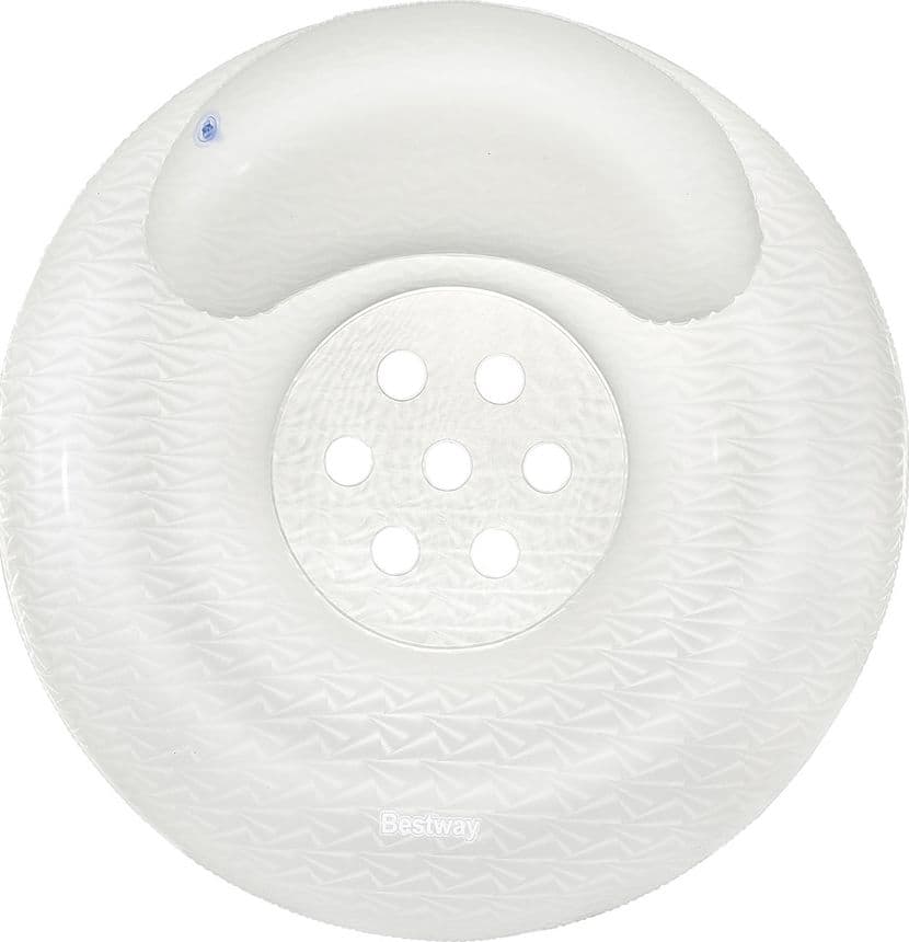 SALVAGENTE GONFIABILE CON SCHIENALE MOON DUST 107CM DESIGN SCINTILLANTE PISCINA MARE 43923 - 10