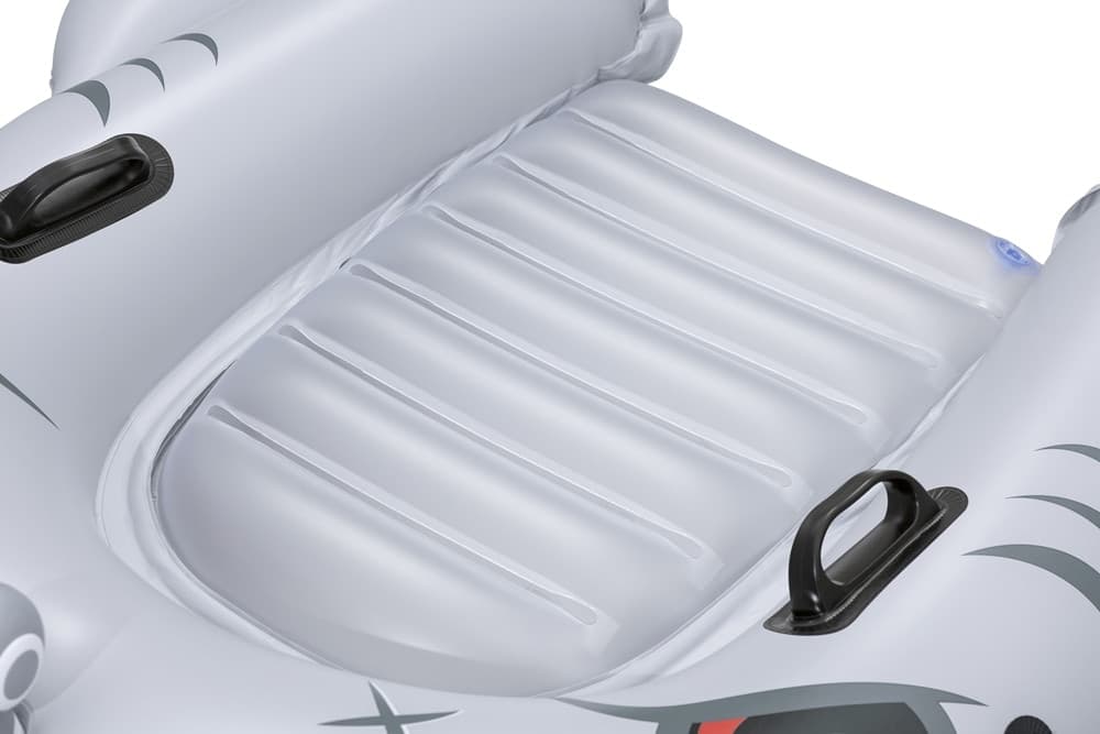 GONFIABILE SQUALO TAVOLA DA NUOTO 160X115CM PER BAMBINI CON PISTOLA AD ACQUA MANIGLIE 42073 - 10